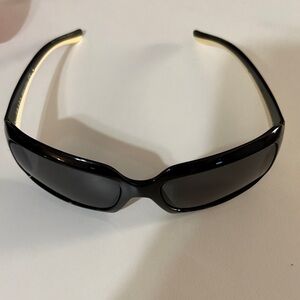 Prada Black and Cream Sunglasses